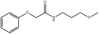 N-(3-methoxypropyl)-2-phenoxyacetamide Struktur