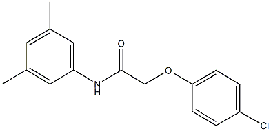 2-(4-chlorophenoxy)-N-(3,5-dimethylphenyl)acetamide Struktur