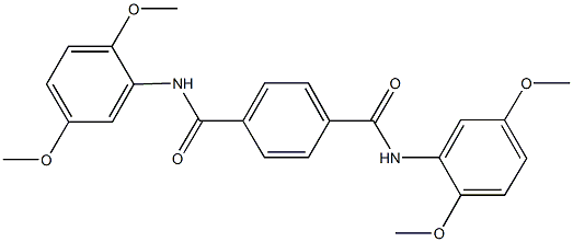 N~1~,N~4~-bis(2,5-dimethoxyphenyl)terephthalamide Struktur