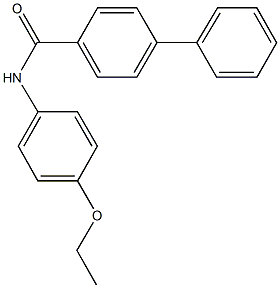 N-(4-ethoxyphenyl)[1,1'-biphenyl]-4-carboxamide Struktur