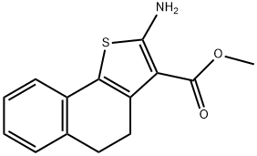 methyl 2-amino-4,5-dihydronaphtho[1,2-b]thiophene-3-carboxylate Struktur