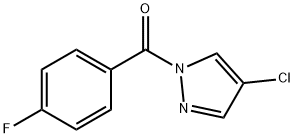 4-chloro-1-(4-fluorobenzoyl)-1H-pyrazole Struktur