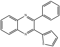 2-phenyl-3-(2-thienyl)quinoxaline Struktur