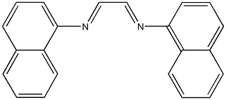 N-(1-naphthyl)-N-[2-(1-naphthylimino)ethylidene]amine Struktur