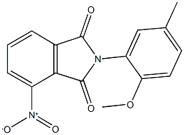 4-nitro-2-(2-methoxy-5-methylphenyl)-1H-isoindole-1,3(2H)-dione Struktur