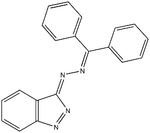 diphenylmethanone 3H-indazol-3-ylidenehydrazone Struktur