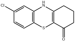 8-chloro-2,3-dihydro-1H-phenothiazin-4(10H)-one Struktur