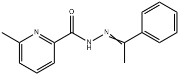 6-methyl-N'-(1-phenylethylidene)-2-pyridinecarbohydrazide Struktur