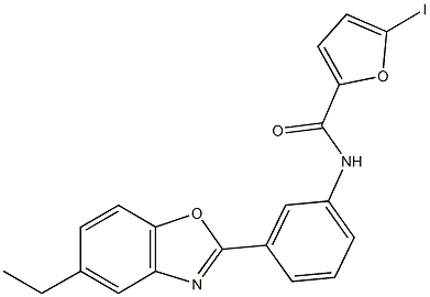 N-[3-(5-ethyl-1,3-benzoxazol-2-yl)phenyl]-5-iodo-2-furamide Struktur