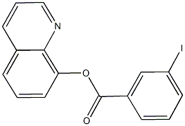 8-quinolinyl 3-iodobenzoate Struktur