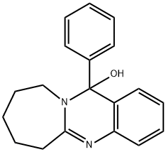 12-phenyl-6,7,8,9,10,12-hexahydroazepino[2,1-b]quinazolin-12-ol Struktur