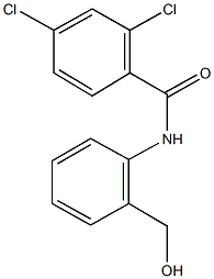 2,4-dichloro-N-[2-(hydroxymethyl)phenyl]benzamide Struktur