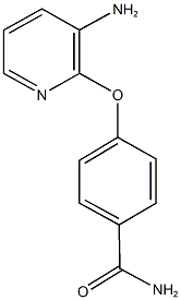 4-[(3-amino-2-pyridinyl)oxy]benzamide Struktur