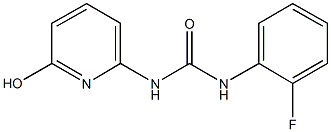 N-(2-fluorophenyl)-N'-(6-hydroxy-2-pyridinyl)urea Struktur