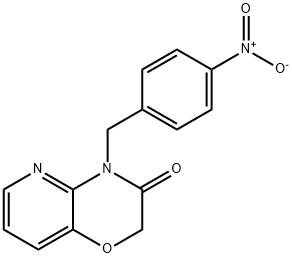 4-{4-nitrobenzyl}-2H-pyrido[3,2-b][1,4]oxazin-3(4H)-one Struktur