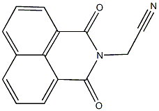 (1,3-dioxo-1H-benzo[de]isoquinolin-2(3H)-yl)acetonitrile Struktur