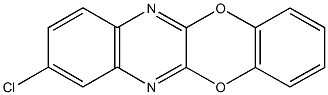 8-chloro[1,4]benzodioxino[2,3-b]quinoxaline Struktur