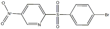 2-[(4-bromophenyl)sulfonyl]-5-nitropyridine Struktur