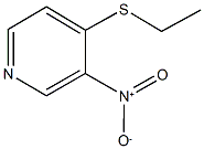 4-(ethylsulfanyl)-3-nitropyridine Struktur