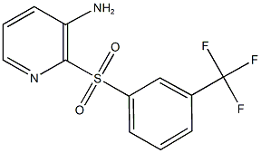 2-{[3-(trifluoromethyl)phenyl]sulfonyl}-3-pyridinamine Struktur