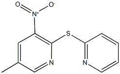 3-nitro-5-methyl-2-(2-pyridinylsulfanyl)pyridine Struktur