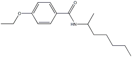 4-ethoxy-N-(1-methylhexyl)benzamide Struktur