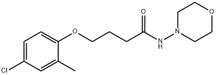 4-(4-chloro-2-methylphenoxy)-N-(4-morpholinyl)butanamide Struktur