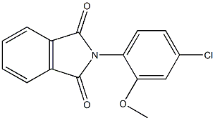 2-(4-chloro-2-methoxyphenyl)-1H-isoindole-1,3(2H)-dione Struktur