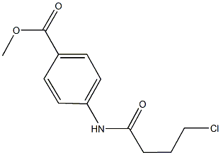 methyl 4-[(4-chlorobutanoyl)amino]benzoate Struktur