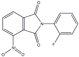 2-(2-fluorophenyl)-4-nitro-1H-isoindole-1,3(2H)-dione Struktur