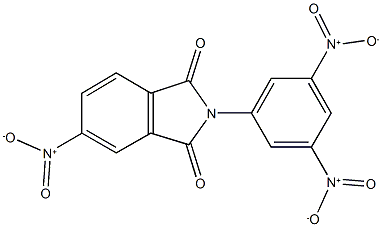 2-{3,5-bisnitrophenyl}-5-nitro-1H-isoindole-1,3(2H)-dione Struktur