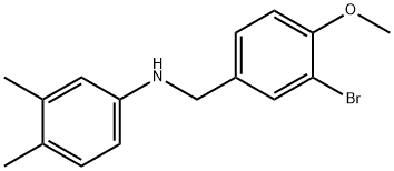 N-(3-bromo-4-methoxybenzyl)-3,4-dimethylaniline Struktur