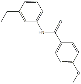 N-(3-ethylphenyl)-4-methoxybenzamide Struktur