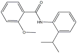 N-(2-isopropylphenyl)-2-methoxybenzamide Struktur