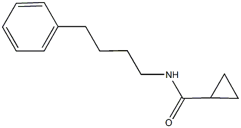 N-(4-phenylbutyl)cyclopropanecarboxamide Struktur