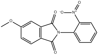 2-{2-nitrophenyl}-5-methoxy-1H-isoindole-1,3(2H)-dione Struktur