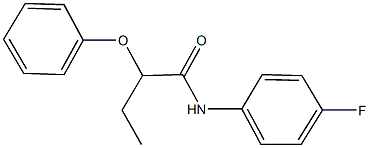 N-(4-fluorophenyl)-2-phenoxybutanamide Struktur