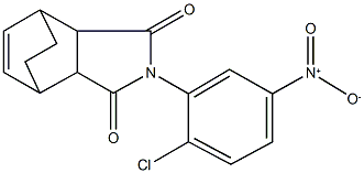 4-{2-chloro-5-nitrophenyl}-4-azatricyclo[5.2.2.0~2,6~]undec-8-ene-3,5-dione Struktur