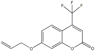 7-(allyloxy)-4-(trifluoromethyl)-2H-chromen-2-one Struktur