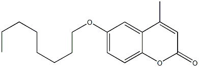 4-methyl-6-(octyloxy)-2H-chromen-2-one Struktur