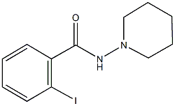 2-iodo-N-(1-piperidinyl)benzamide Struktur