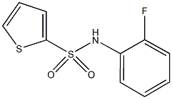 N-(2-fluorophenyl)-2-thiophenesulfonamide Struktur