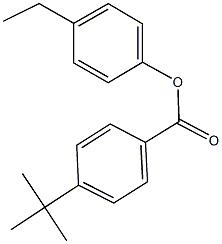 4-ethylphenyl 4-tert-butylbenzoate Struktur