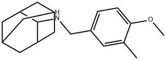 N-{[3-methyl-4-(methyloxy)phenyl]methyl}-N-tricyclo[3.3.1.1~3,7~]dec-2-ylamine Struktur