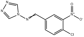 4-({4-chloro-3-nitrobenzylidene}amino)-4H-1,2,4-triazole Struktur