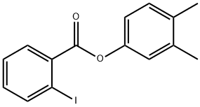 3,4-dimethylphenyl 2-iodobenzoate Struktur