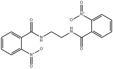 2-nitro-N-[2-({2-nitrobenzoyl}amino)ethyl]benzamide Struktur