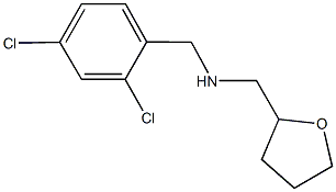 N-(2,4-dichlorobenzyl)-N-(tetrahydro-2-furanylmethyl)amine Struktur