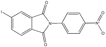 2-{4-nitrophenyl}-5-iodo-1H-isoindole-1,3(2H)-dione Struktur