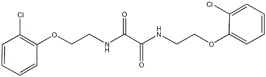 N~1~,N~2~-bis[2-(2-chlorophenoxy)ethyl]ethanediamide Struktur